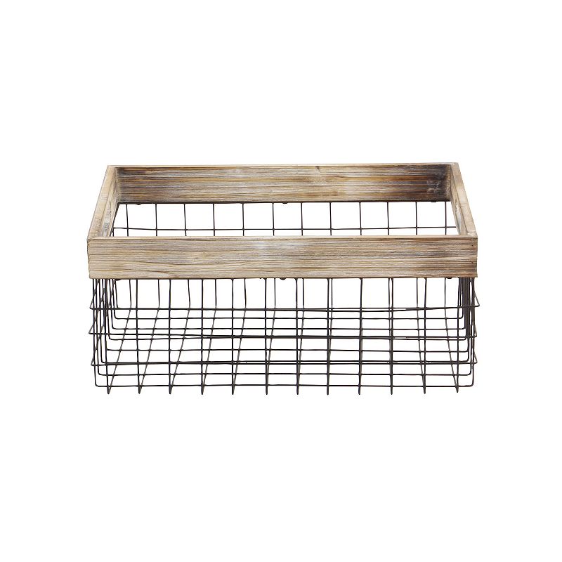 Stella and Eve Farmhouse Storage Basket 2-piece Set