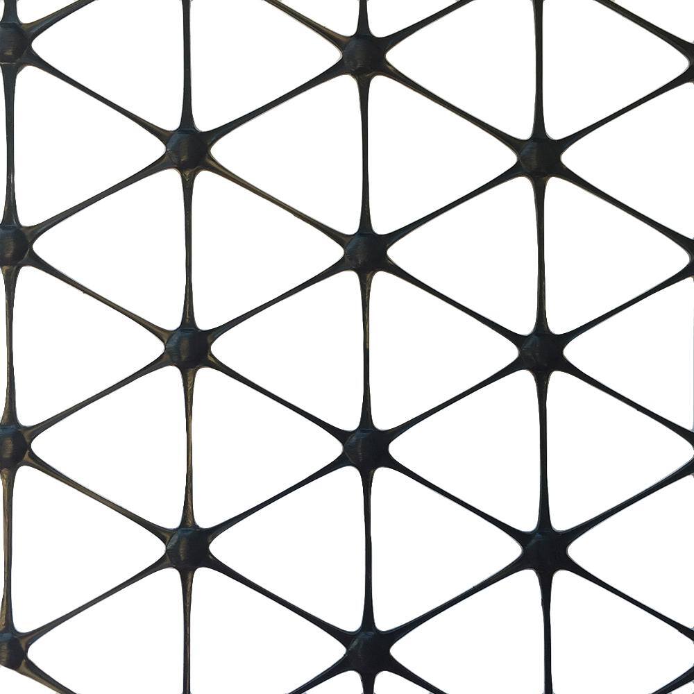 TENSAR 72 in. x 60 ft. TriAx GeoGrid Black Polypropylene Stabilization Underlayment EL160-660