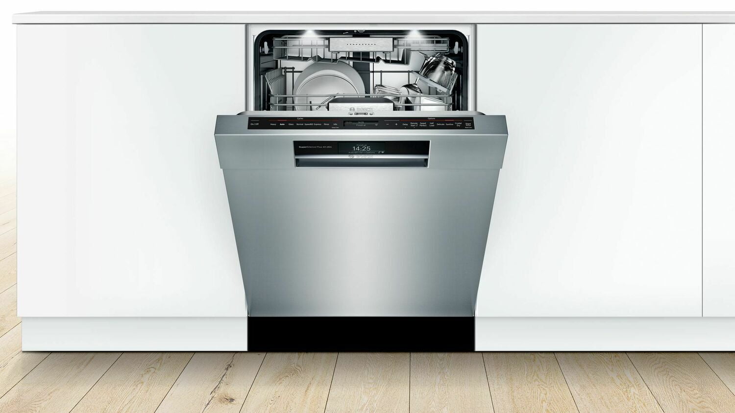 Bosch SHE88PZ65N Benchmark® Dishwasher 24'' Stainless Steel, Xxl She88Pz65N