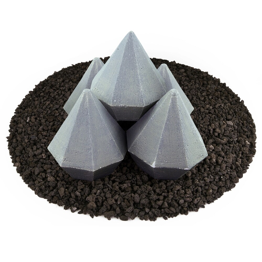 Ceramic Fire Diamonds  Fire Pit Accessory  Modern Decor for Indoor   Outdoor Fire Pits or Fireplaces