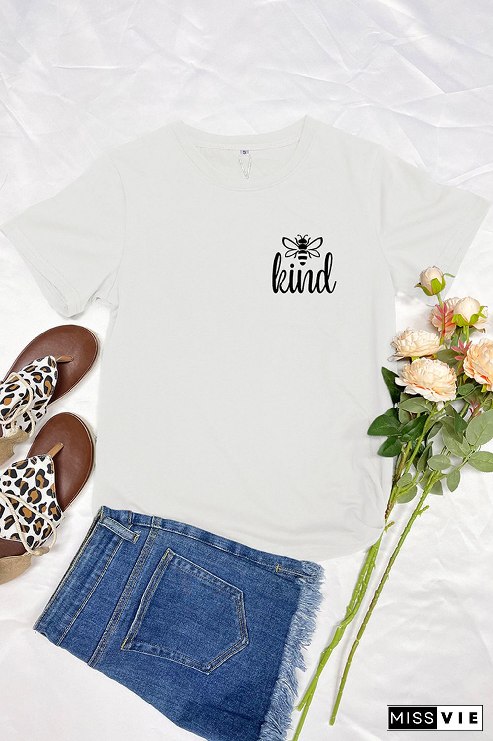 Bee Kind Graphic T-Shirt Wholesale