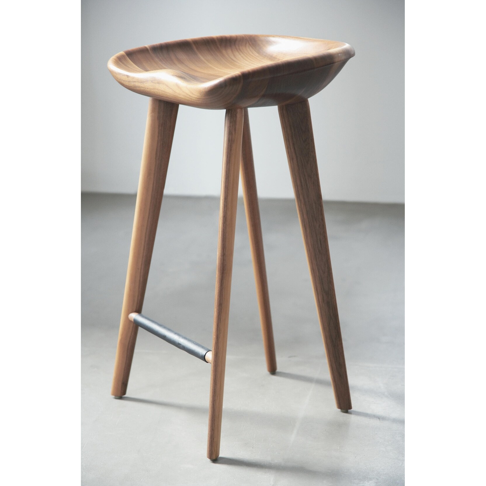 Walnut Tractor Stool (set of 3)