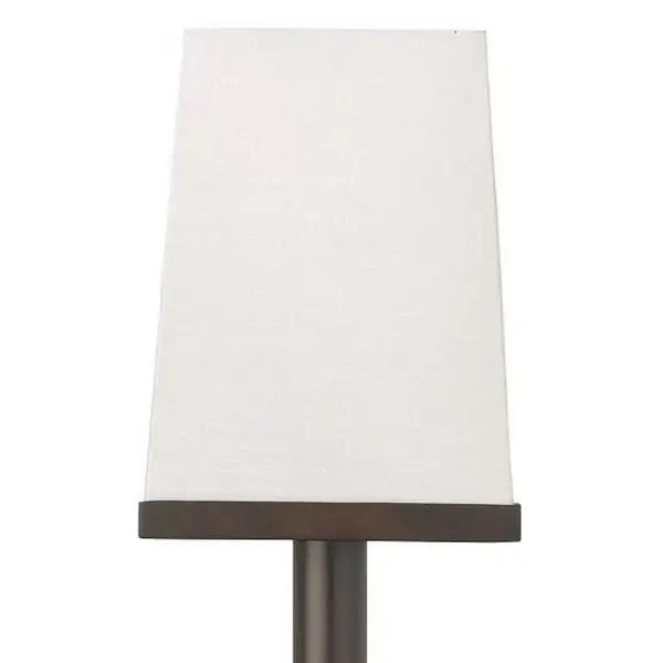 32 Inch Modern Table Lamp， 40W， Linen Shade， Oil Rubbed Antique Bronze