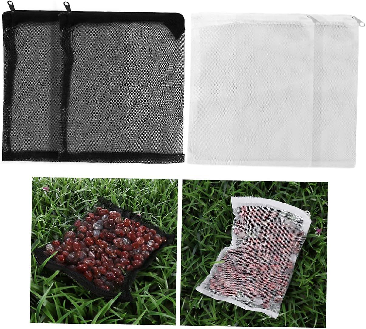 10pcs aquarium media bags fine aquarium media bags filter bag aquarium filter media filter media bag aquarium media bags zipper ceramic ring mesh bag