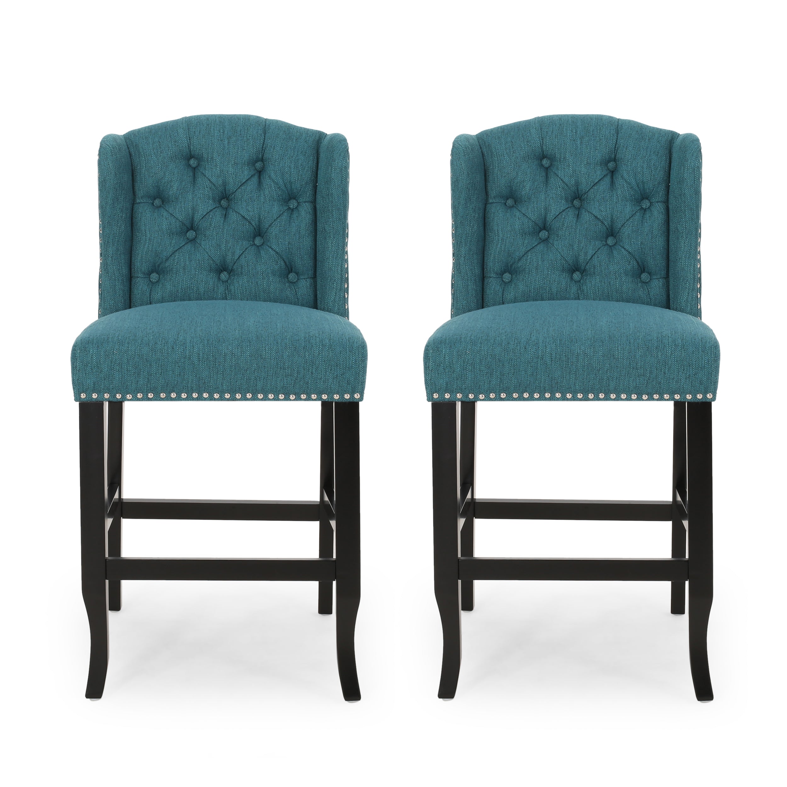 Leisha Wingback Counter Stool (Set of 2)