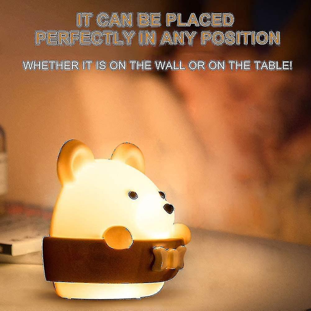 Baby Night Light， Bedroom Night Light， Portable Child Night Light， Portable Usb Charging Night Lamp