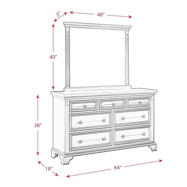 Picket House Furnishings Trent Queen Panel 5PC Bedroom Set - - 22106862