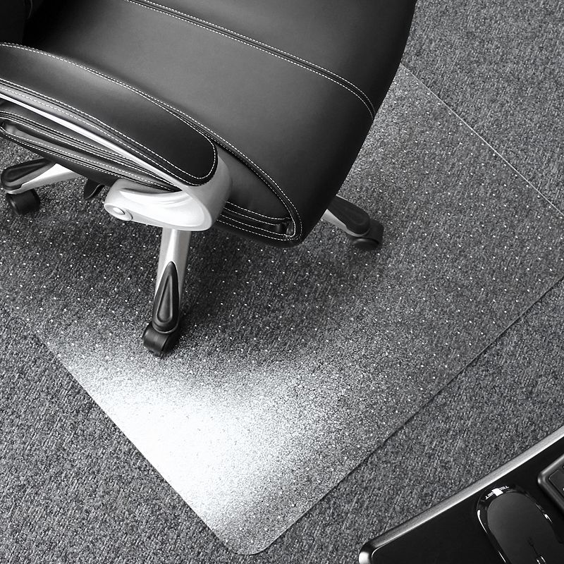 Floortex Valuemat® Plus Polycarbonate Rectangular Chair Mat for Low Pile Carpets