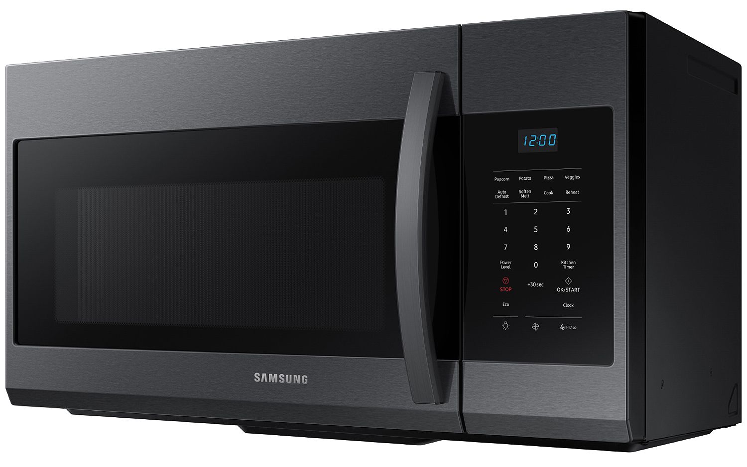  1.7 Cu. Ft. Fingerprint Resistant Black Stainless Steel Over-The-Range Microwave