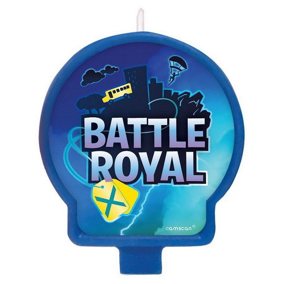 Amscan 622637 Battle Royal Birthday Candle   NS