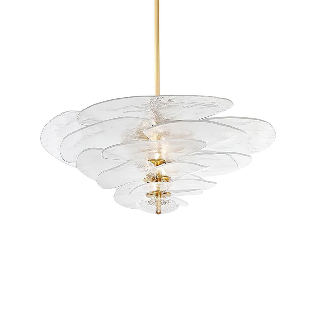 Petals Gold Murano Chandelier