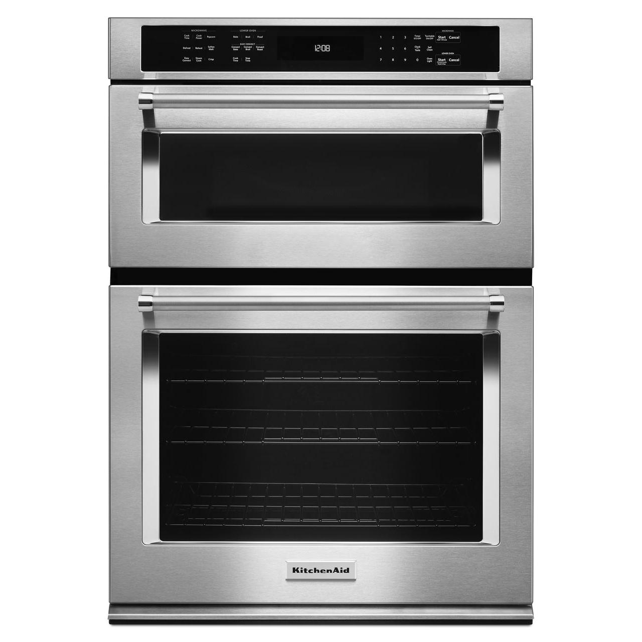 KitchenAid 30-inch, 6.4 cu.ft. Built-in Combination Wall Oven with Convection Technology KOCE500ESS