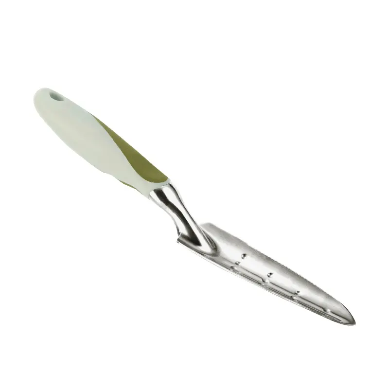 Quality aluminium head PP TPR ergonomic handle gardening home customization tools transplanter