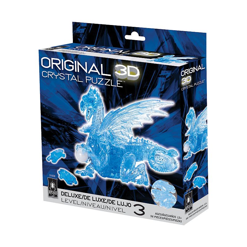 University Games 3D Crystal Puzzle - Dragon 56-Pieces