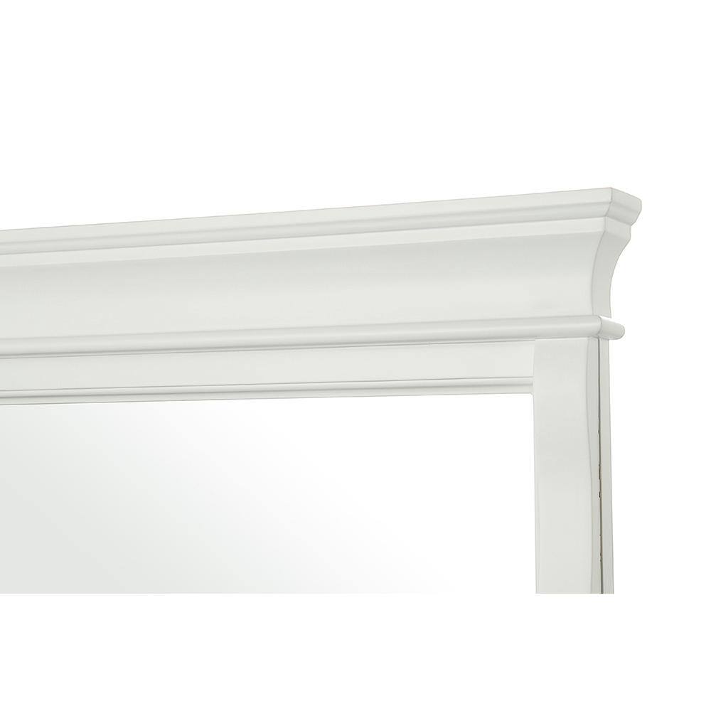 Home Decorators Collection 30 in. W x 32 in. H Framed Rectangular Bathroom Vanity Mirror in White NAWM3032