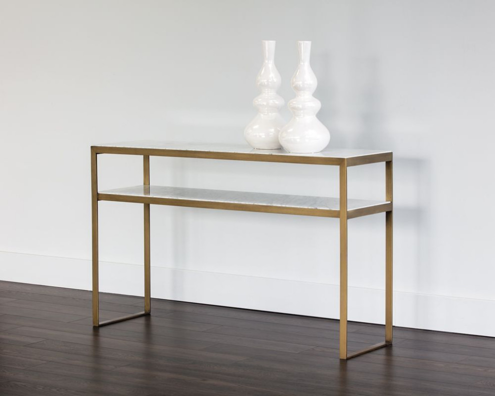 Sunpan MIXT Evert Console Table   Transitional   Console Tables   by Unlimited Furniture Group  Houzz