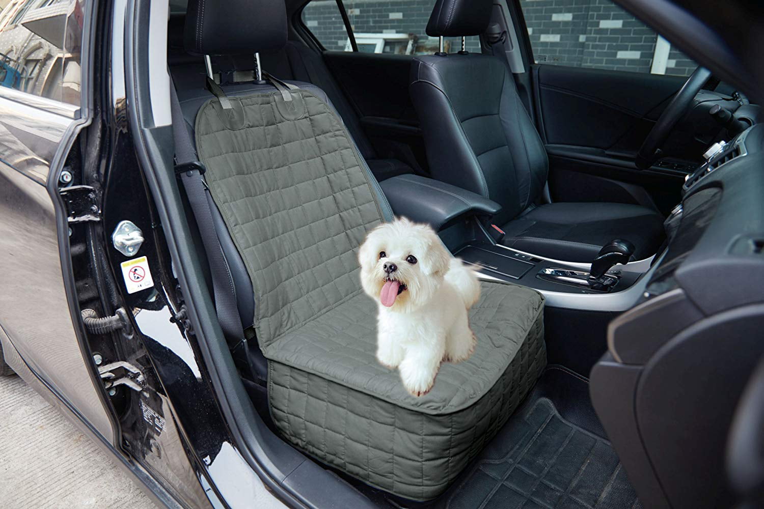 Pet Dog Car Seat Cover Protector， Waterproof Nonslip Seat Covers for Dogs， Dog Seat Covers for Cars， Puppy Car Seat， Anti Scratch Blanket Mat for Truck Cars SUV Seat， Gray