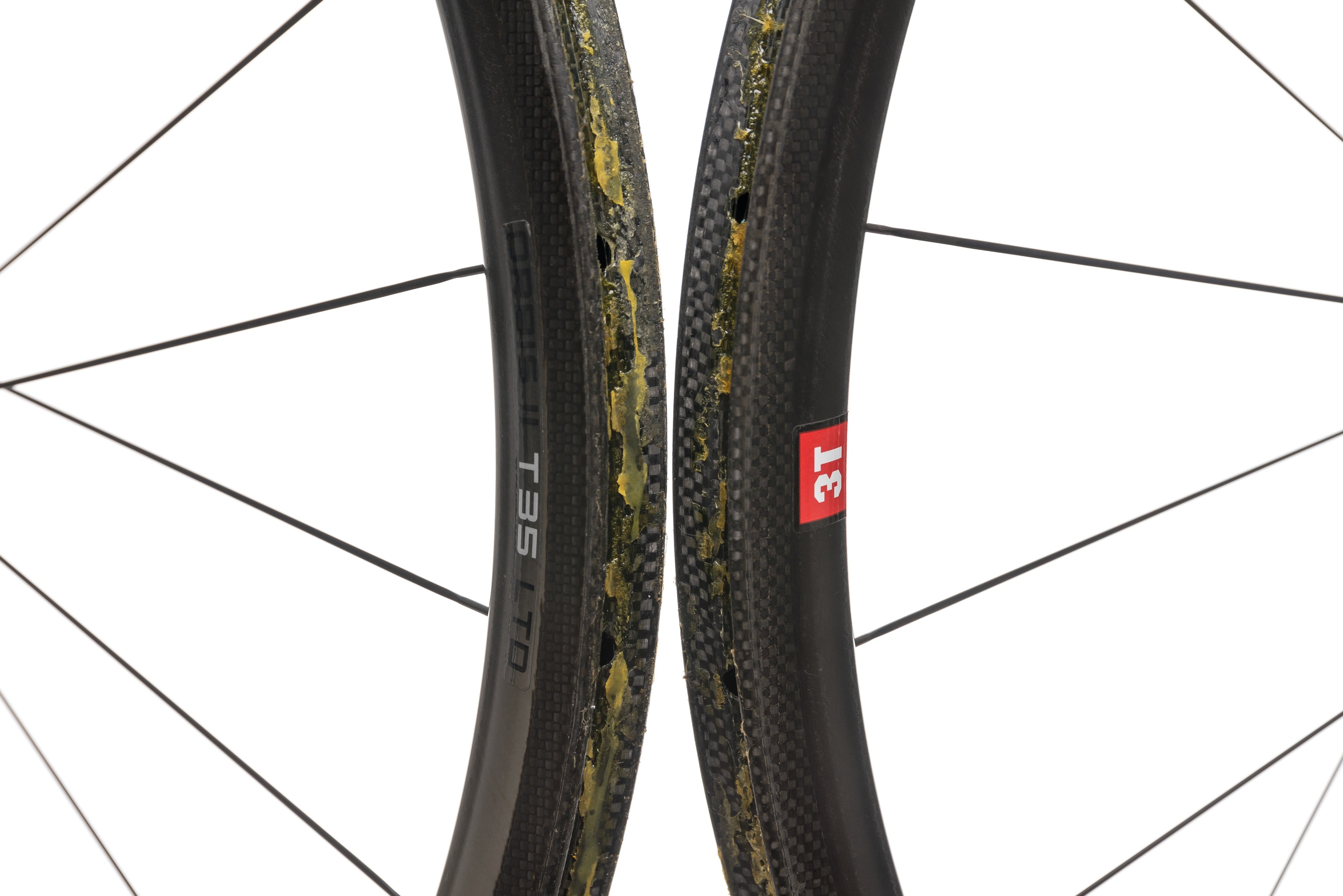 3T Orbis II T35 LTD Carbon Tubular 700c Wheelset