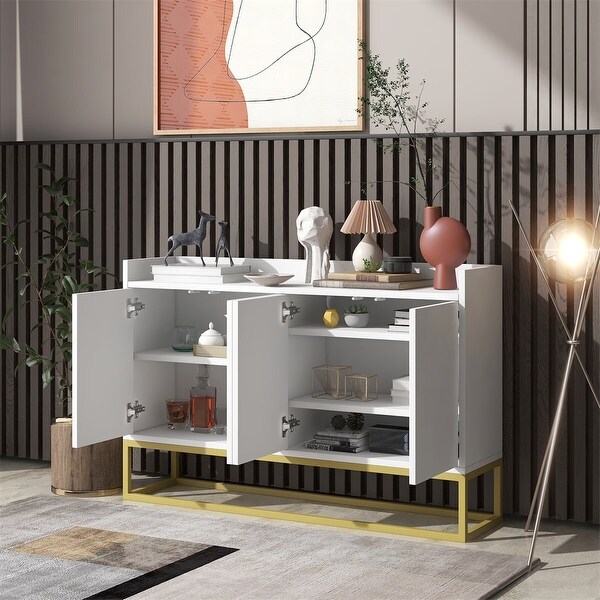 Merax Modern Sideboard Buffet Cabinet with Large Storage Space