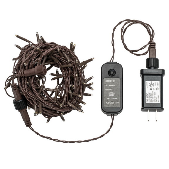 Vickerman X17B146 144Lt Wmwht 2F Spider Set  24' L...