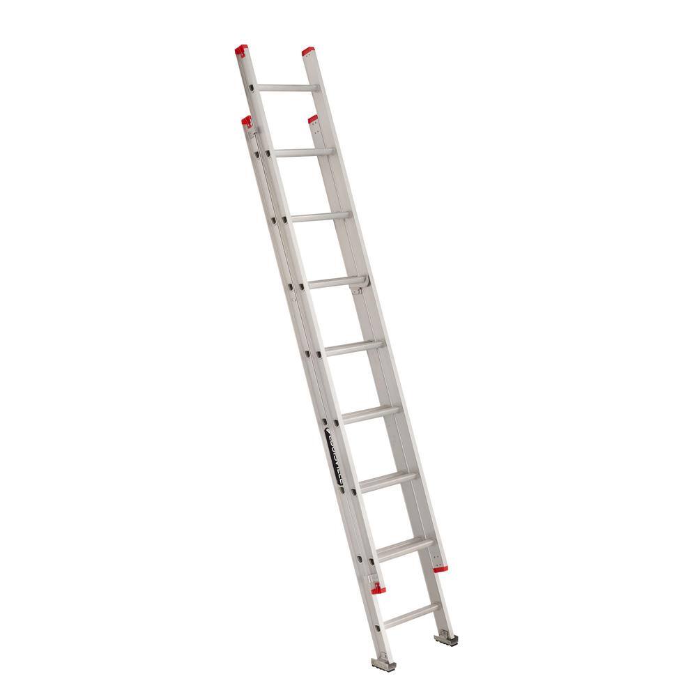 Louisville Ladder 16 ft. Aluminum Extension Ladder with 200 lbs. Load Capacity Type III Duty Rating L-2321-16