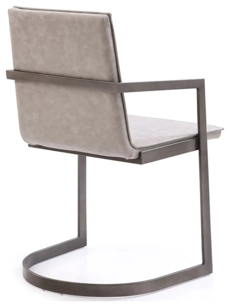 Victor Modern White Wash Gray Dining Chair  Set of 2   Transitional   Dining Chairs   by V.S.D Furniture  Houzz