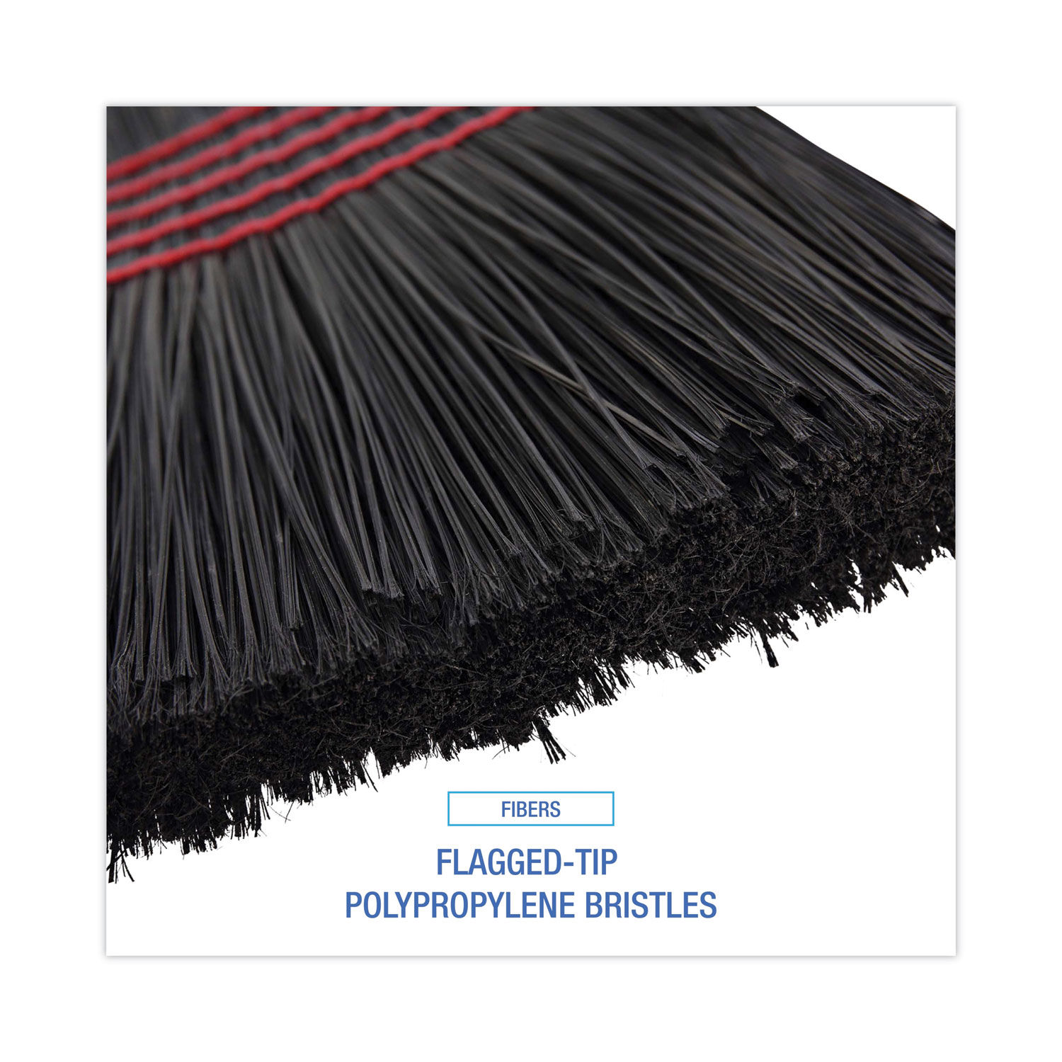 Flagged Tip Poly Bristle Janitor Brooms by Boardwalkandreg; BWK930BP