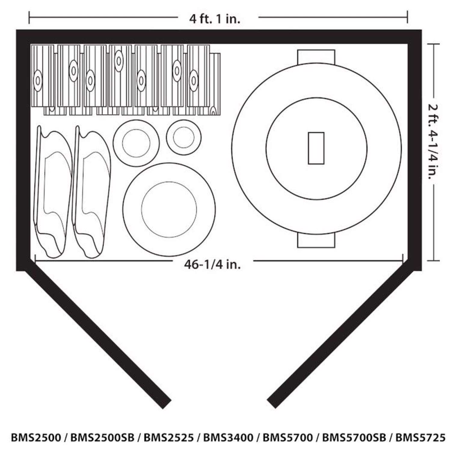 Suncast 4 ft. x 3 ft. Resin Vertical Pent Storage Shed with Floor Kit