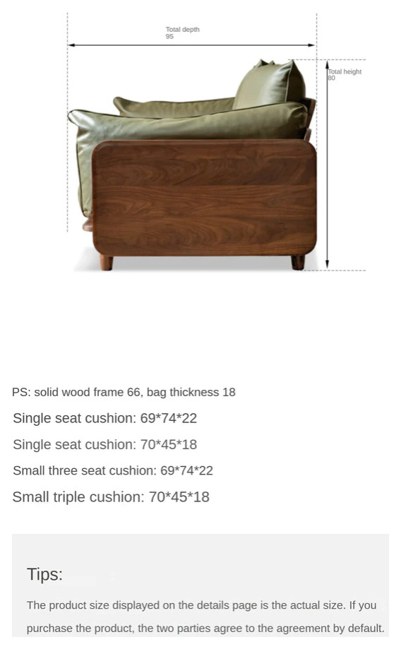 Black Walnut solid wood  leather sofa   Midcentury   Armchairs And Accent Chairs   by GVAwood  Houzz