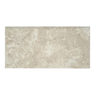 MSI Tuscany Beige 2 in. x 12 in. x 24 in. Travertine Pool Coping (15 Pieces30 sq. ft.Pallet) LCOPTBEI1224HUFBR