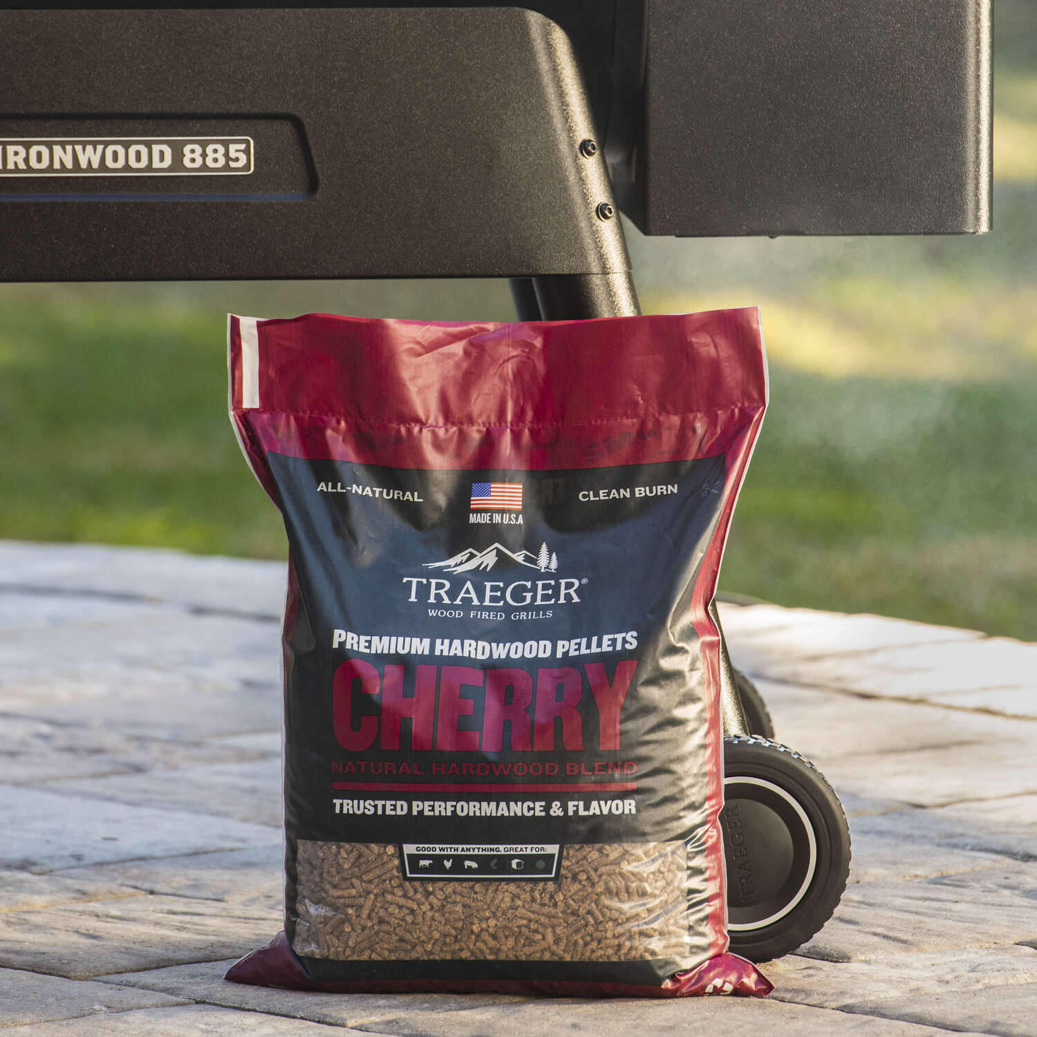 Traeger Premium All Natural Cherry BBQ Wood Pellet 20 lb