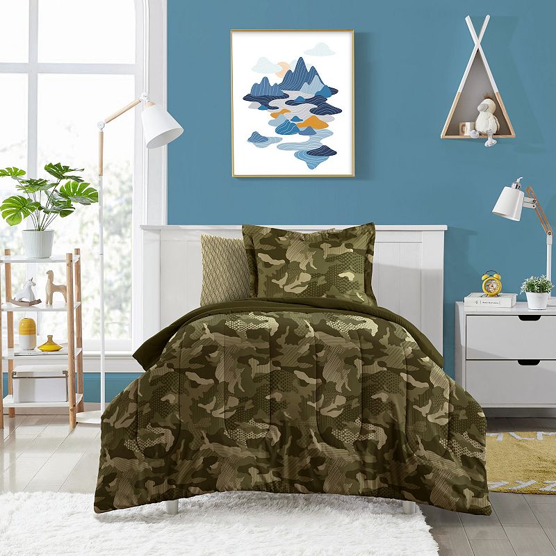 Dream Factory Camouflage Bed Set