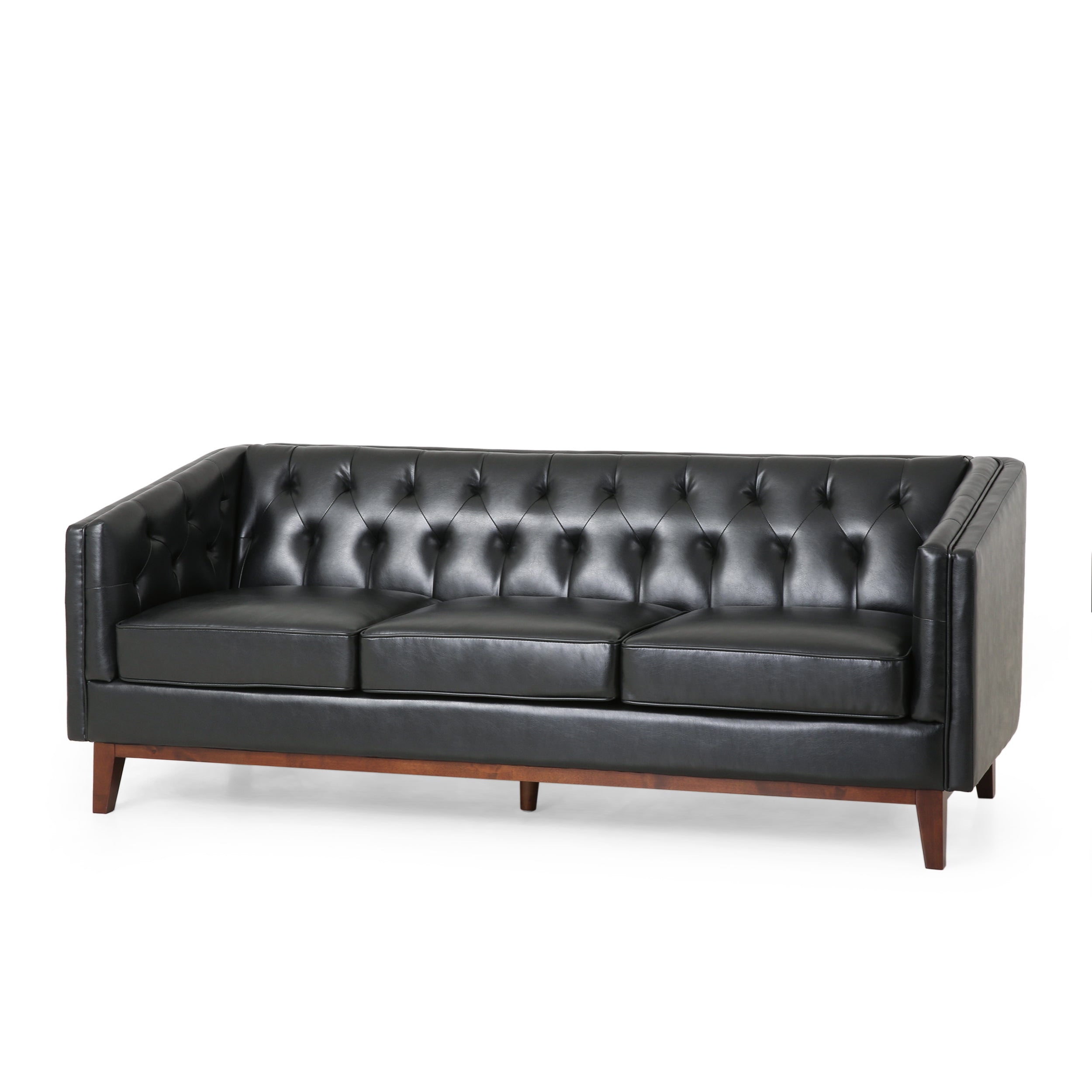 Colstrip Contemporary Upholstered 3 Seater Sofa