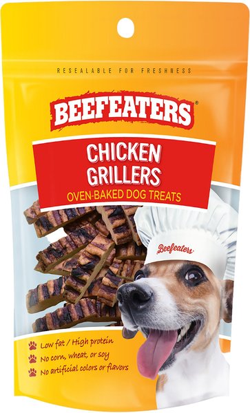 Beefeaters Chicken Grillers Jerky Dog Treat， 2.22-oz bag， case of 12