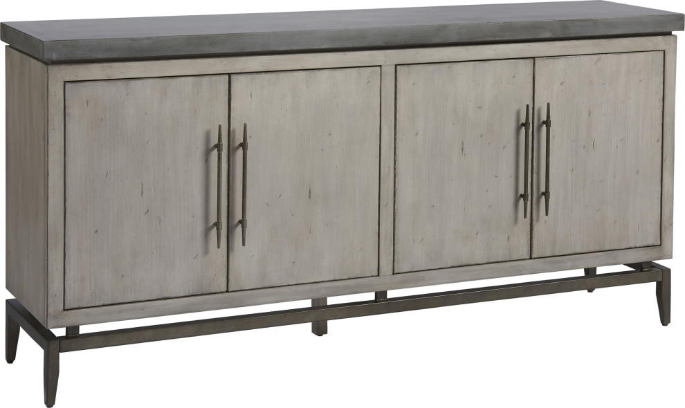 Garrison Sebastian Entertainment Console   Industrial   Entertainment Centers And Tv Stands   by HedgeApple  Houzz