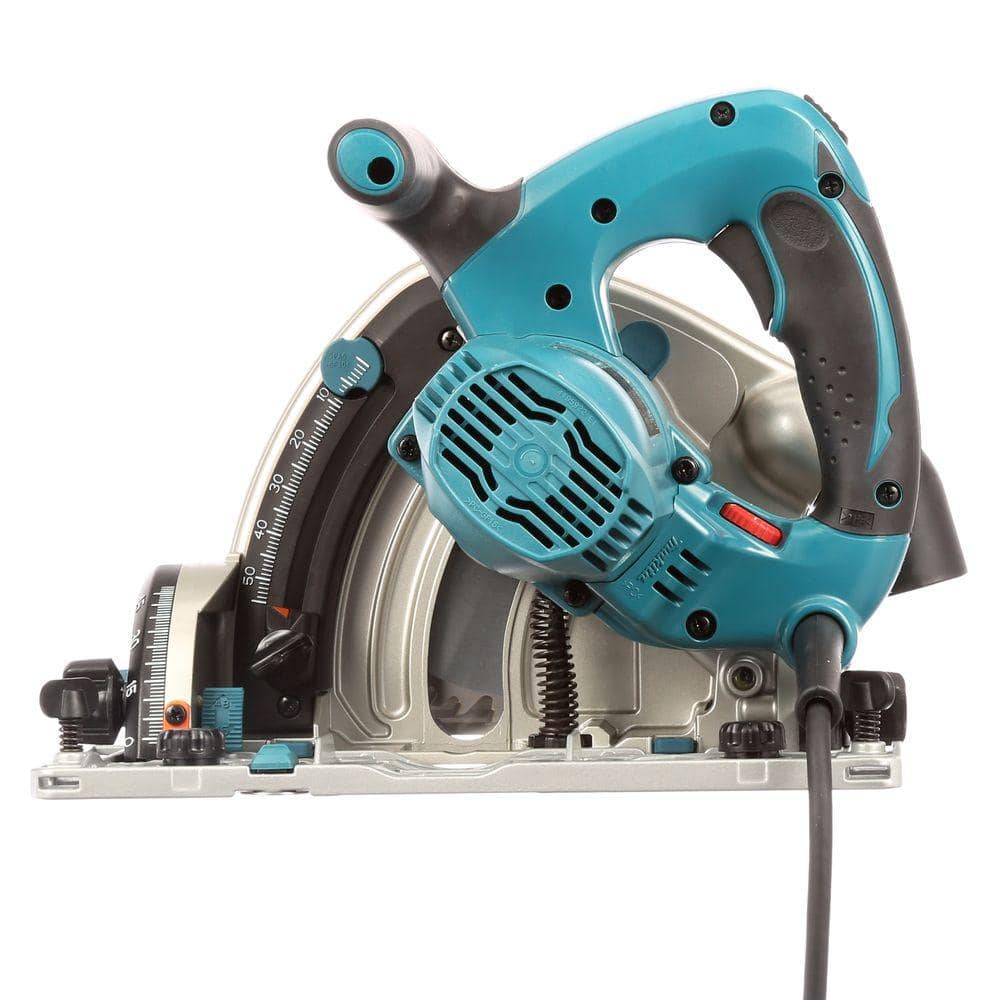 Makita 12 Amp 6-1/2 in. Corded Plunge Saw with 55 in. Guide Rail, 48T Carbide Blade and Hard Case SP6000J1