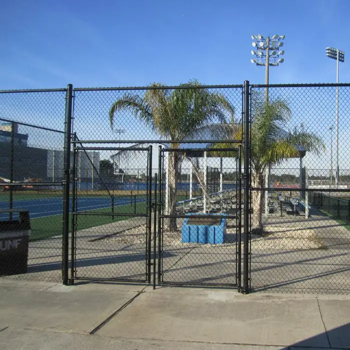 Supplies Cheap PVC Coated Basketball Court Fencing / Tennis Court Chain Link Fence