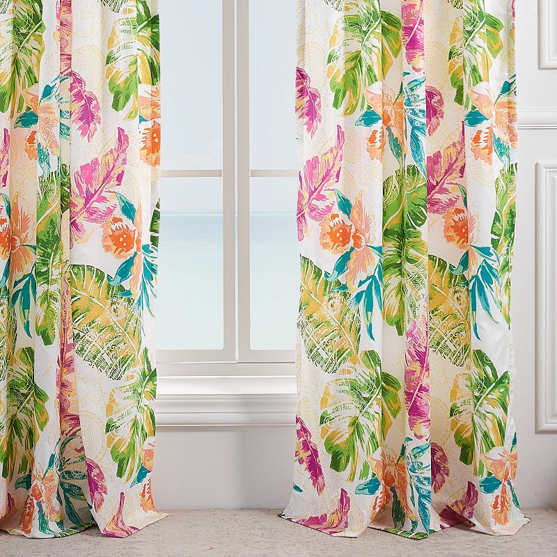 Greenland Home Fashions Tropics Window Curtain or Valance