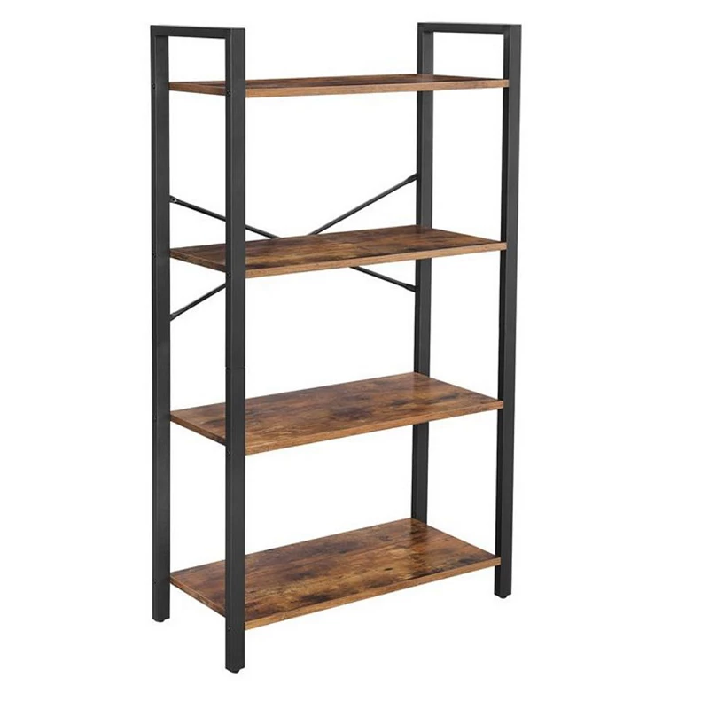 BreeBe Industrial Ladder shelf Bookcase