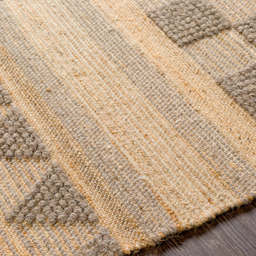 Preston Traditional Jute Tan Rug