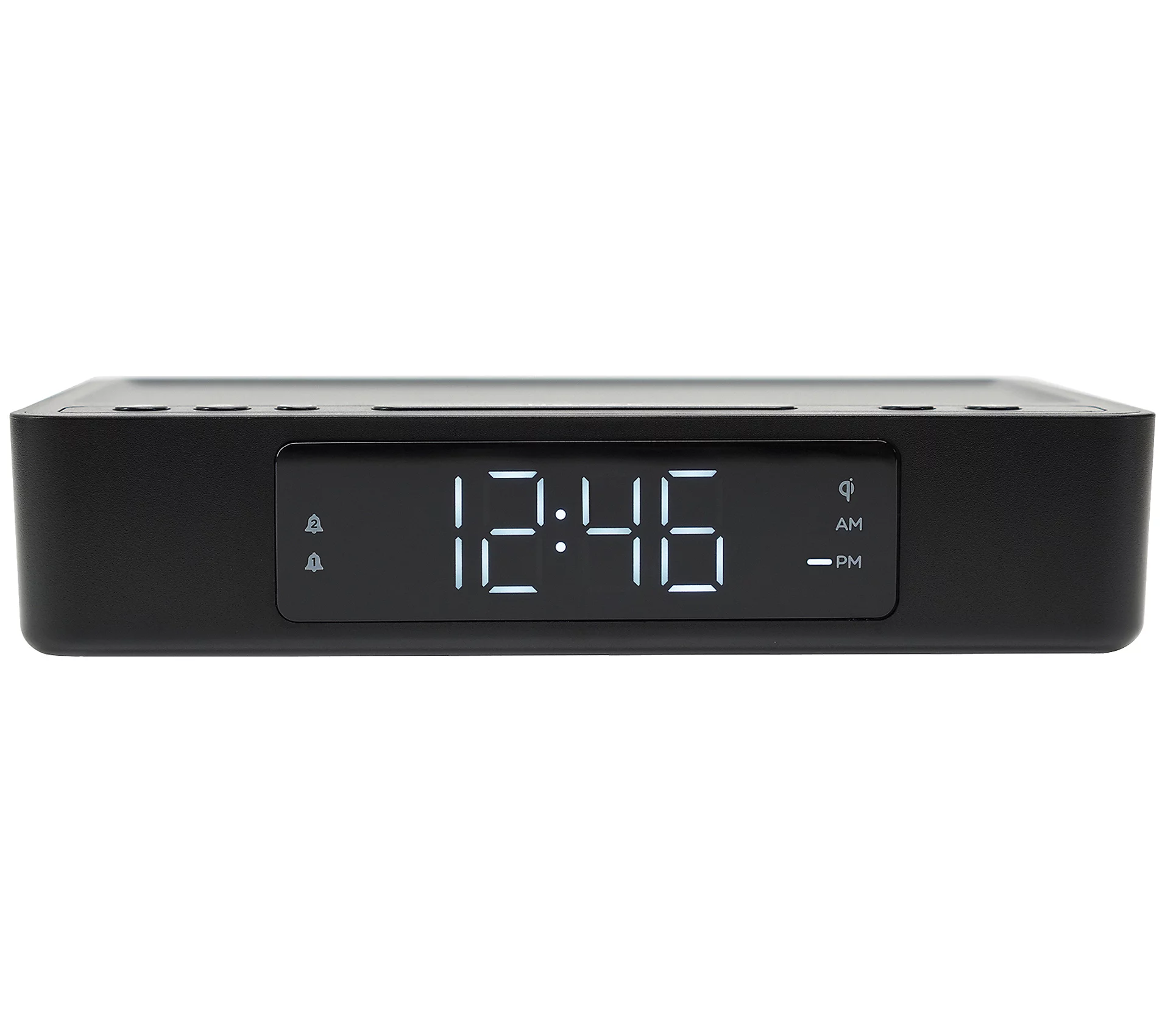 Lumoday USB Alarm Clock w  Wireless Charging