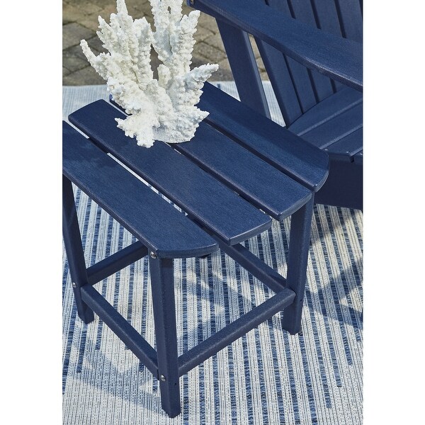 Signature Design by Ashley Sundown Treasure Outdoor Poly All Weather Rectangular End Table