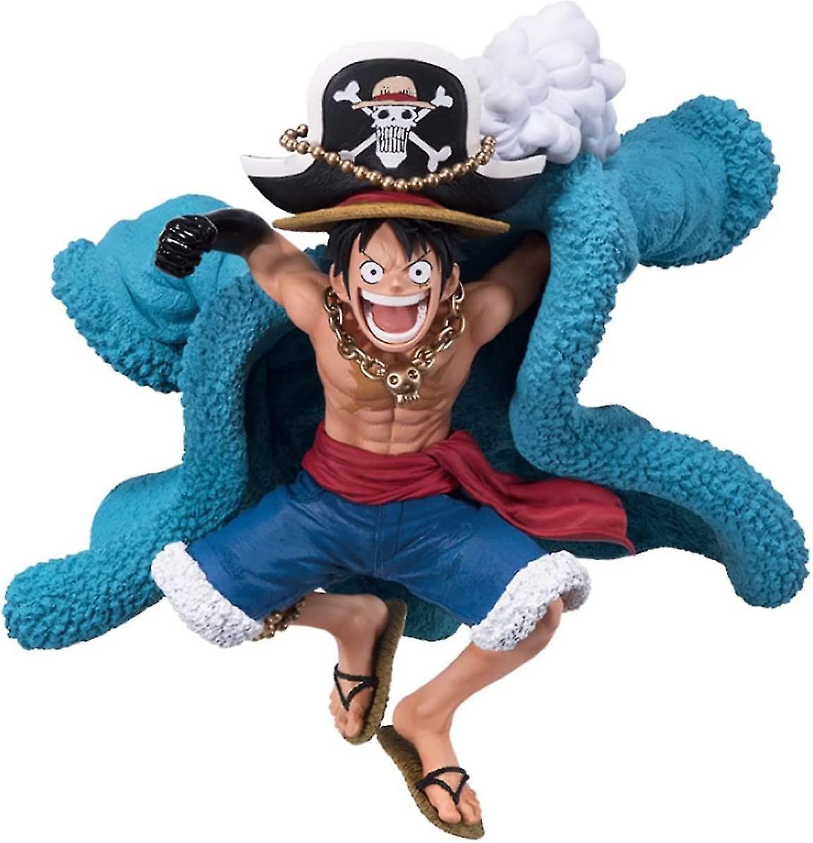 One Piece Figures Luffy 20th Anniversary Anime Figures Statue Toy Cartoon Game Character Model Figurine Home Gift Desktop Decorations 16cm