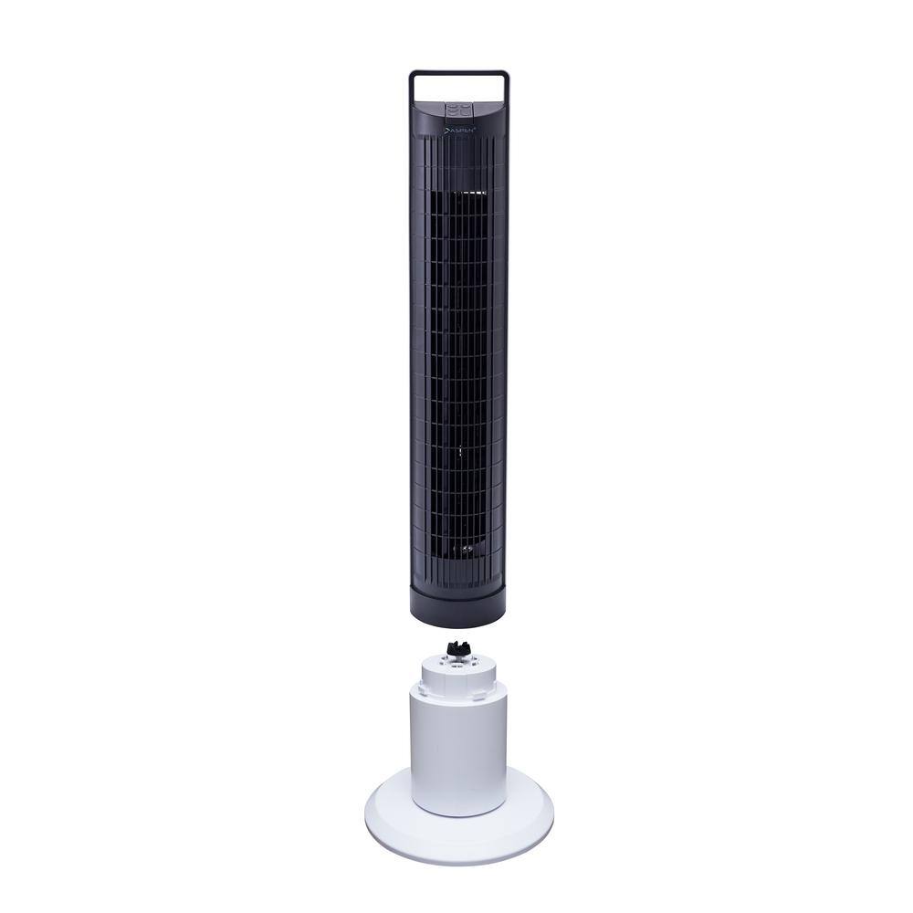 ASPEN Tower Fan with Detachable Tower Body and Remote Washable ASTF-A40-BLK