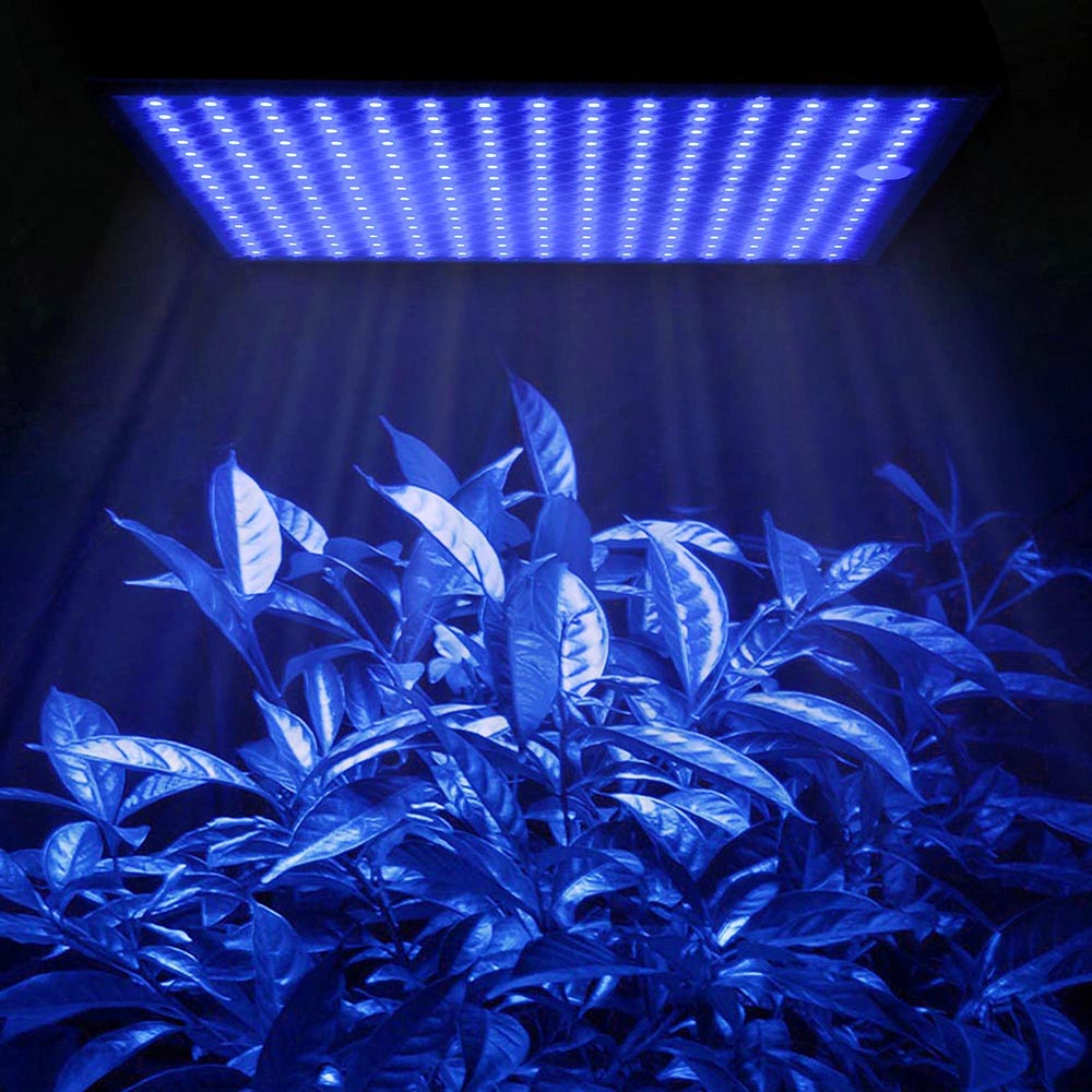 Yescom 225 Blue LED Grow Light Indoor Plants Ultrathin Panel