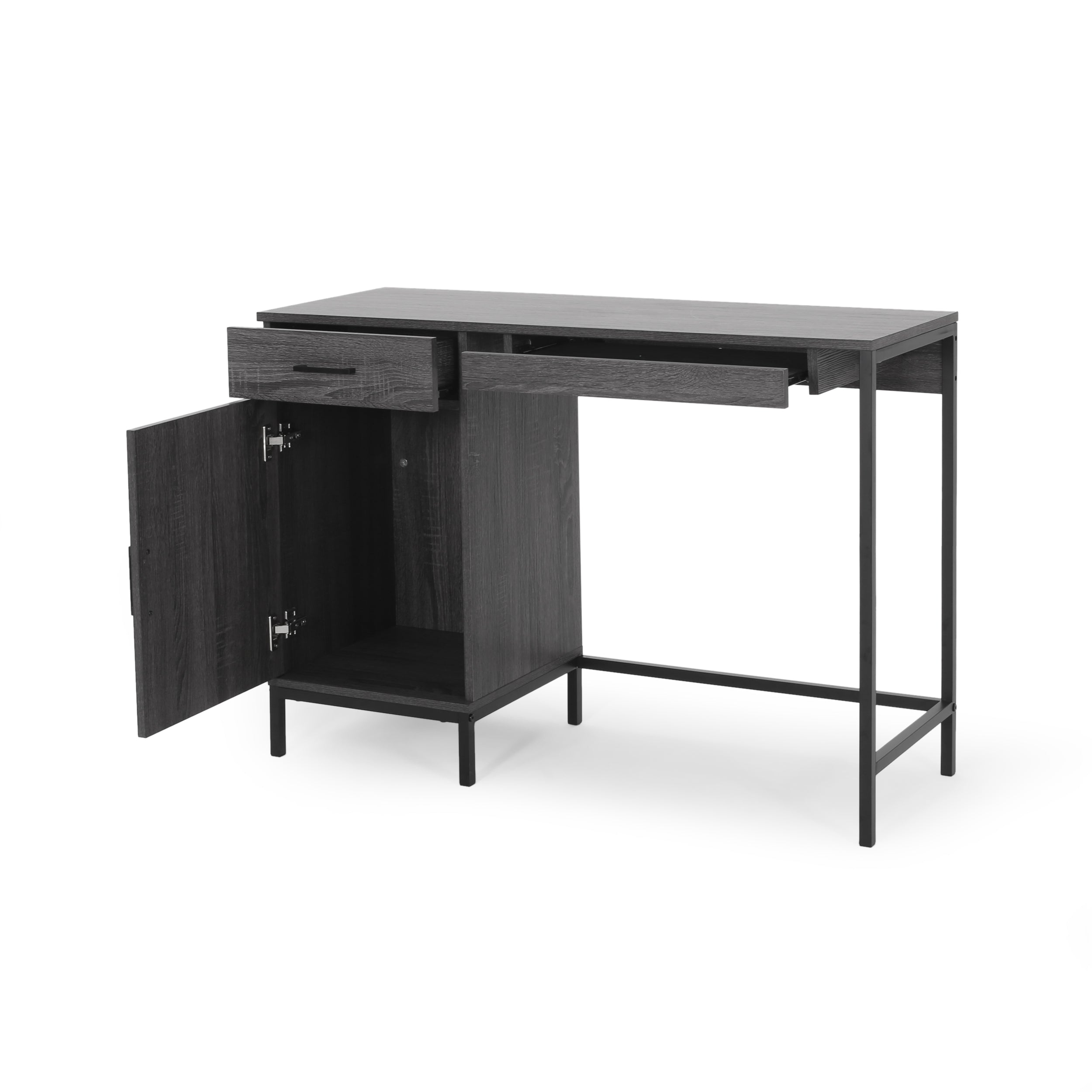 Jeanie Contemporary Faux Wood Computer Desk