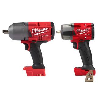 MW M18 FUEL 18V Lithium-Ion Brushless Cordless 12 in. and 38 in. Impact Wrench with Friction Ring (2-Tool) 2767-20-2960-20