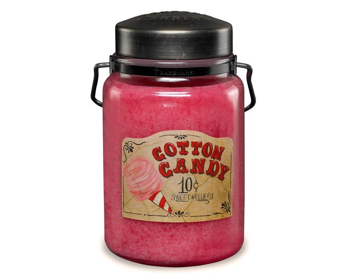 McCalls Cotton Candy Classic Jar Candle， 26 oz. - JCN-26