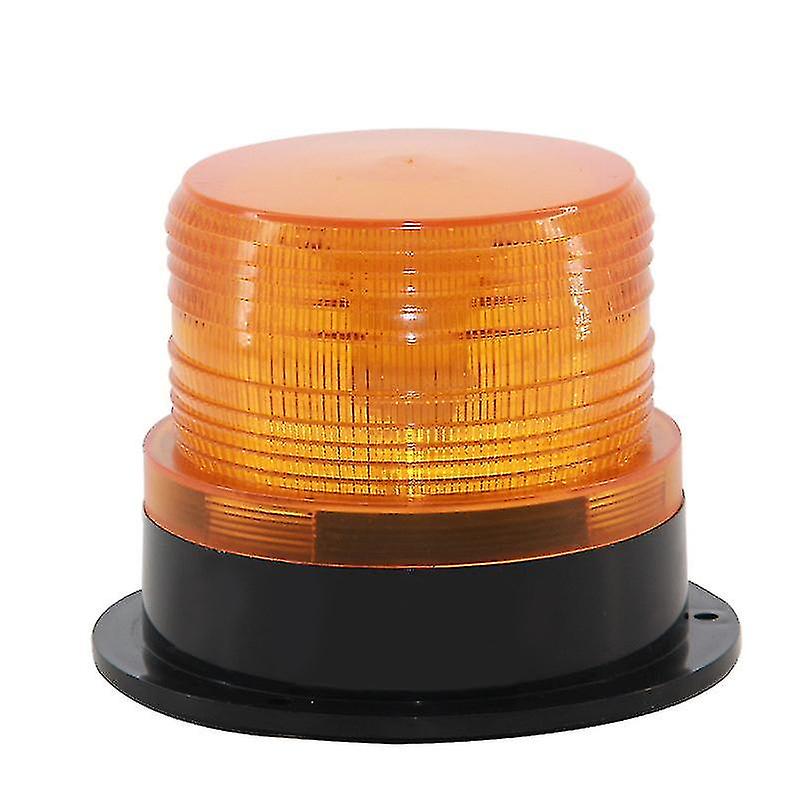 Led Car Warning Light Emergency Light Bulb Amber Flashing Strobe Beacon 12v-24v(1pcs， Yellow)