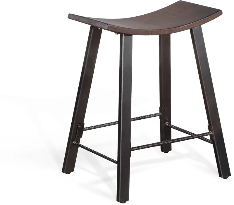 Newport Dark Brown Counter Height Stool